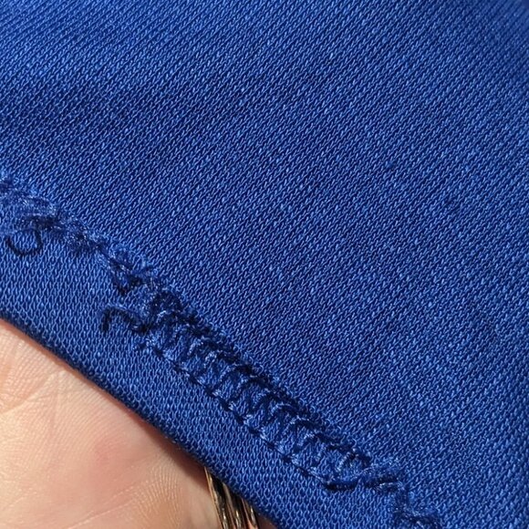 Patagonia | Men's 3/4 zip Capilene Sweater in Blue - Picture 6 of 7